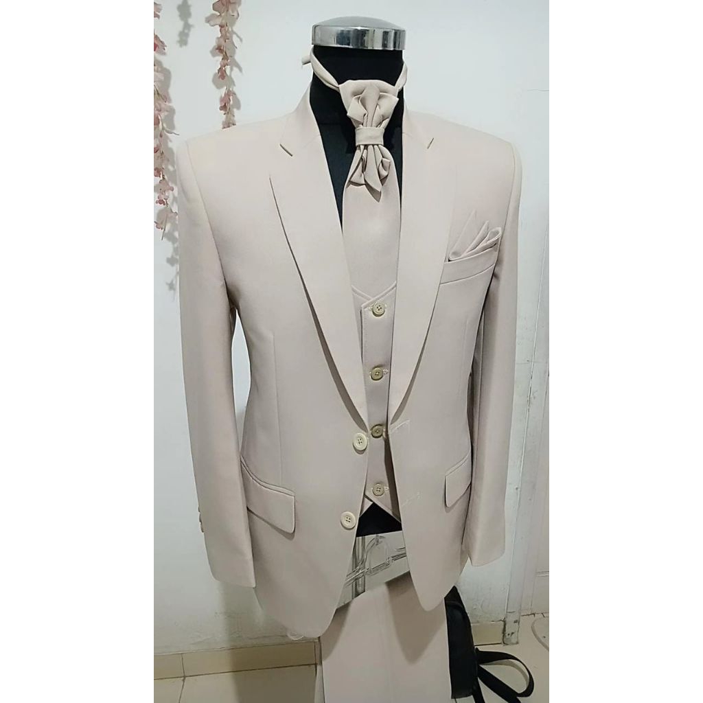 jas pengantin semiwoll cream