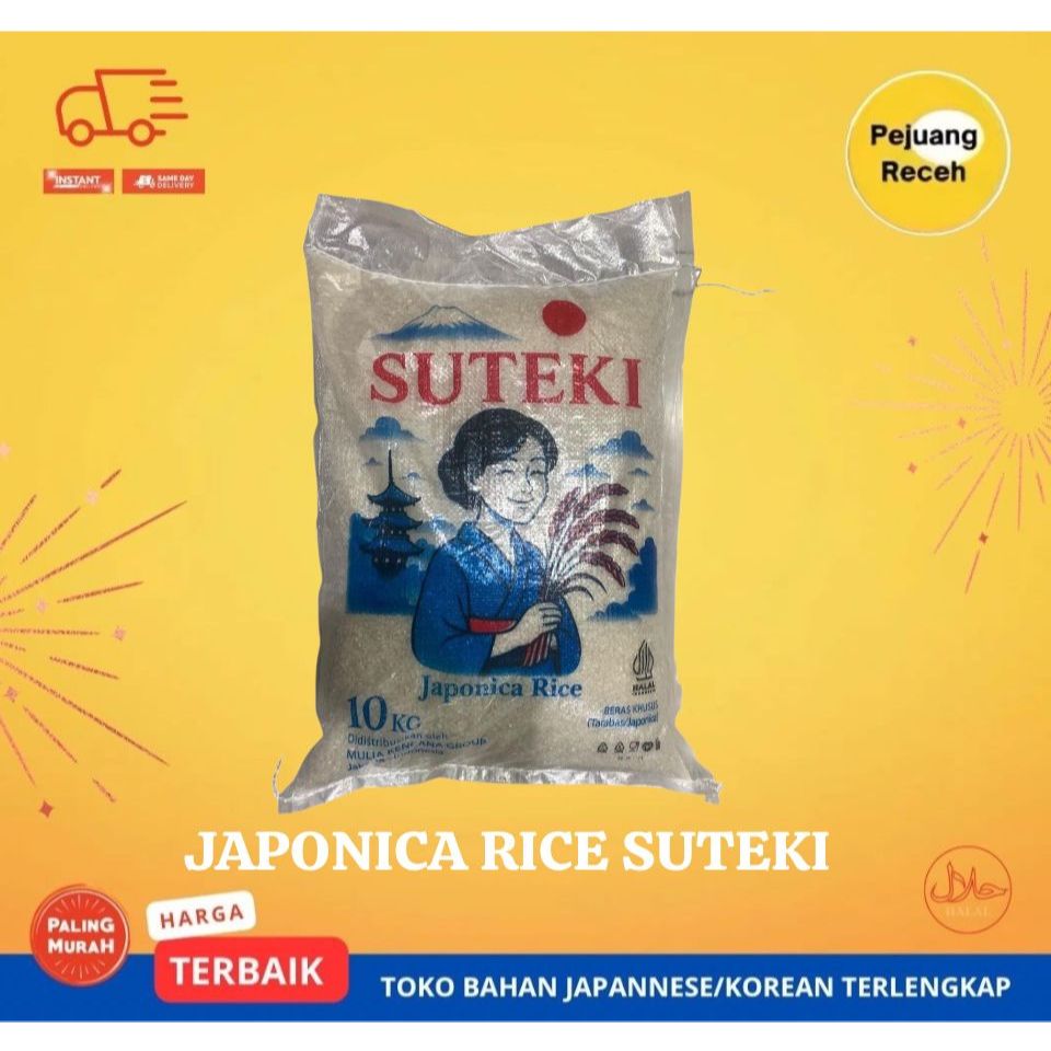 JAPONICA RICE TARABAS | BERAS JEPANG SUTEKI 10 KG - BERAS JEPANG IMPORT HALAL, BEST QUALITY PREMIUM 
