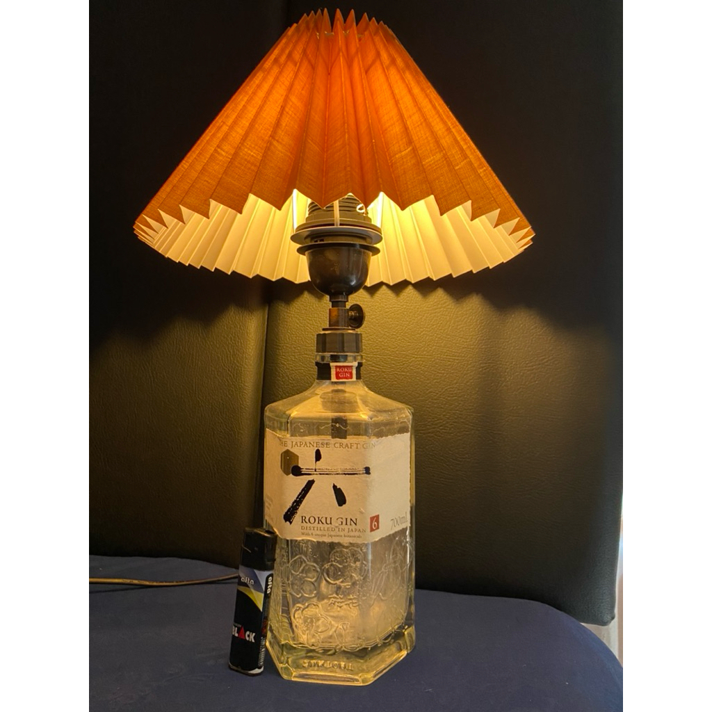 Lampu Tidur Kerajinan Tangan (lampu tidur dari botol minuman)