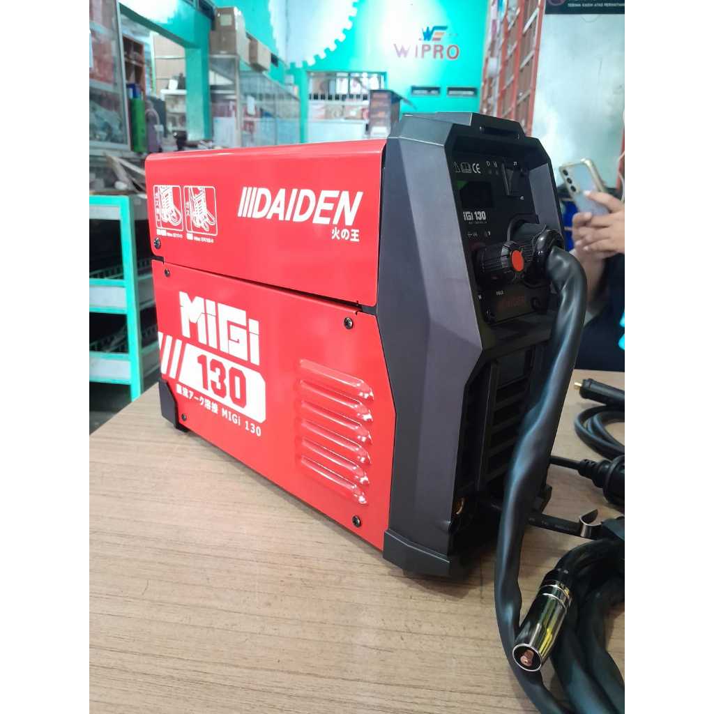 Mesin Las DAIDEN MIGi130 / Mesin Trafo Las Tanpa Gas CO DAIDEN MIGi130
