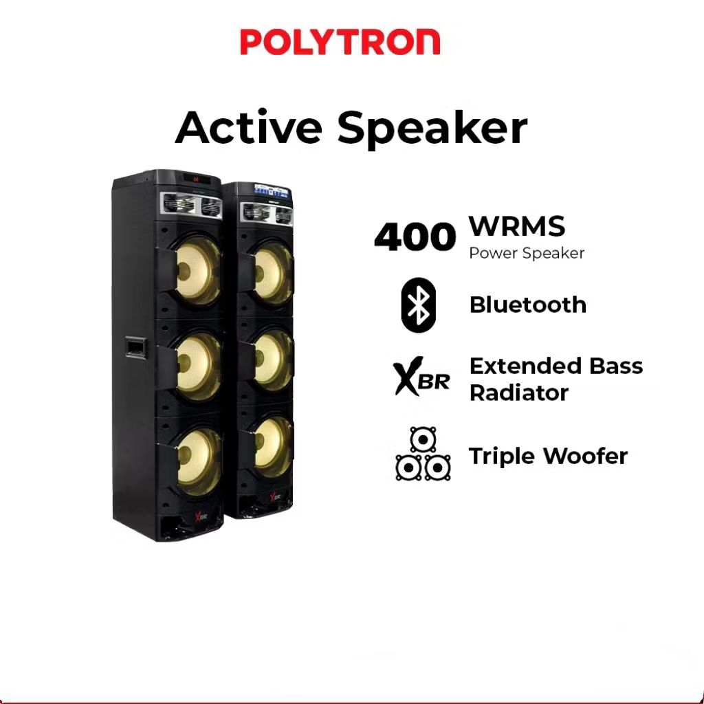 Polytron Speaker Active Bluetooth XBR PAS-10DF38