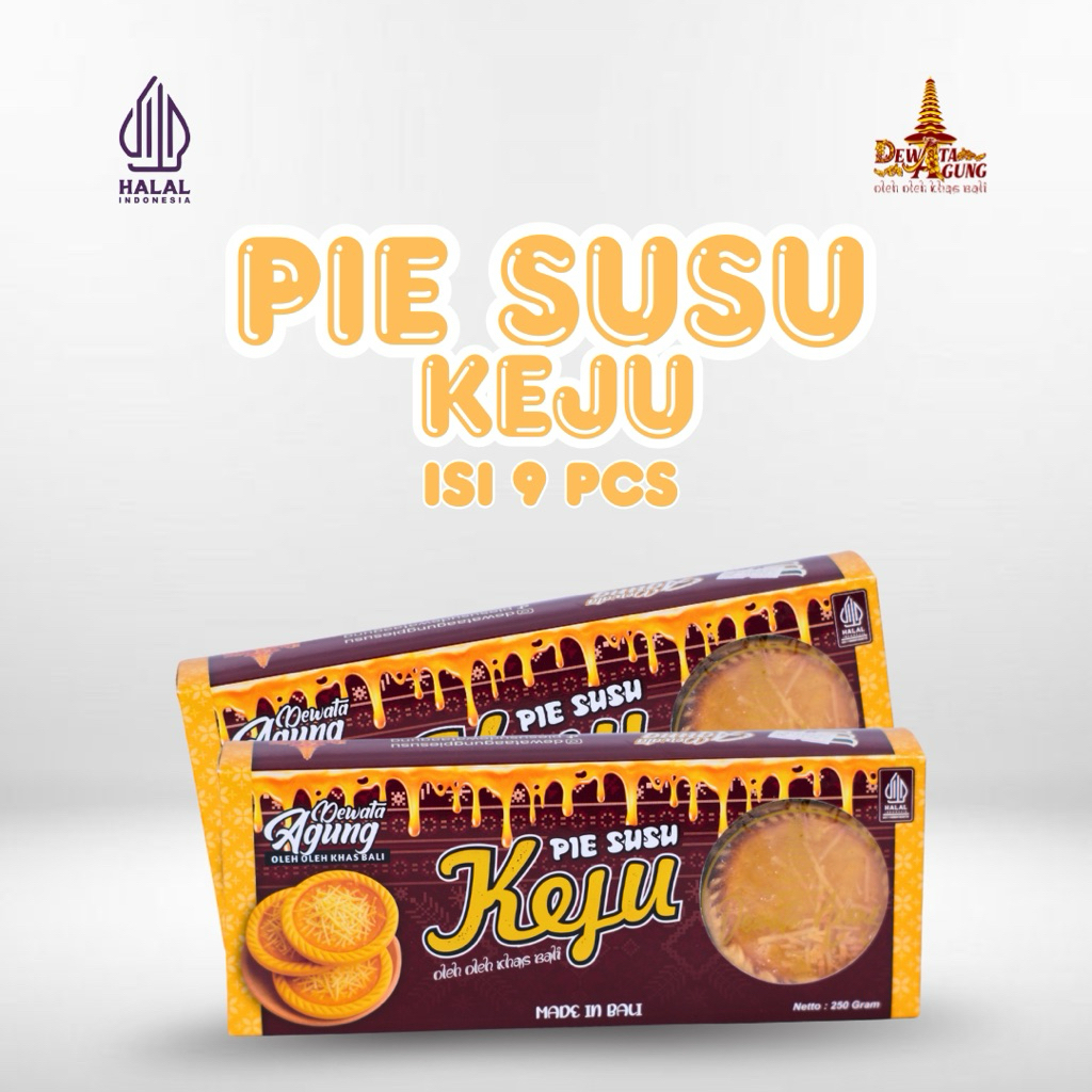 Pie Susu Keju Dewata Agung Oleh Oleh Khas Bali isi 9pcs