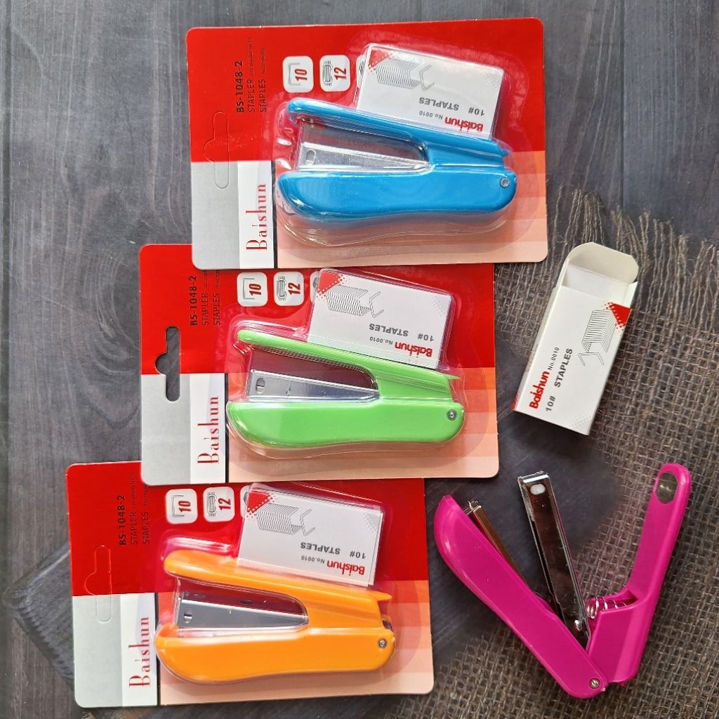 

STAPLER BAISHUN HD 10/Alat Staples Kecil/Staples/Stapler Murah