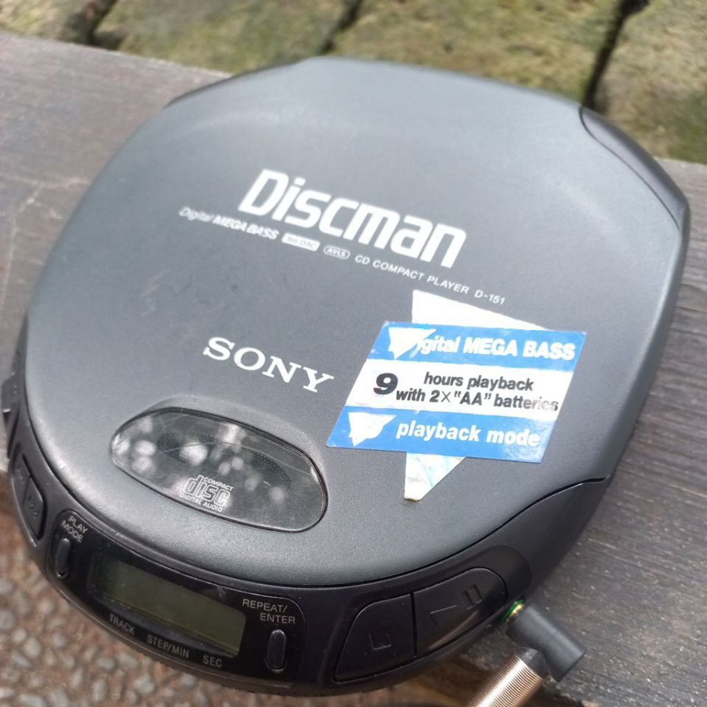 discman sony  D-151 - cd player sony - butuh service