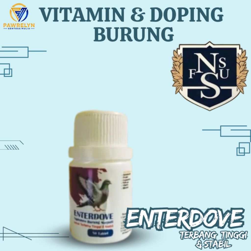 NFSU - ENTERDOVE - Jamu Merpati untuk TERBANG TINGGI & STABIL untuk Merpati Kolong Bebas dll