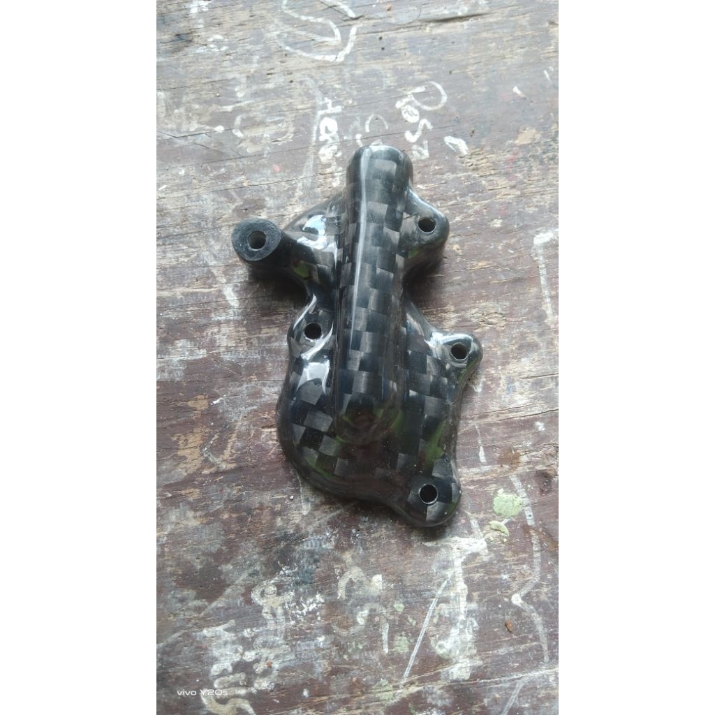 cover fuel water pump carbon kevlar satria fu injeksi