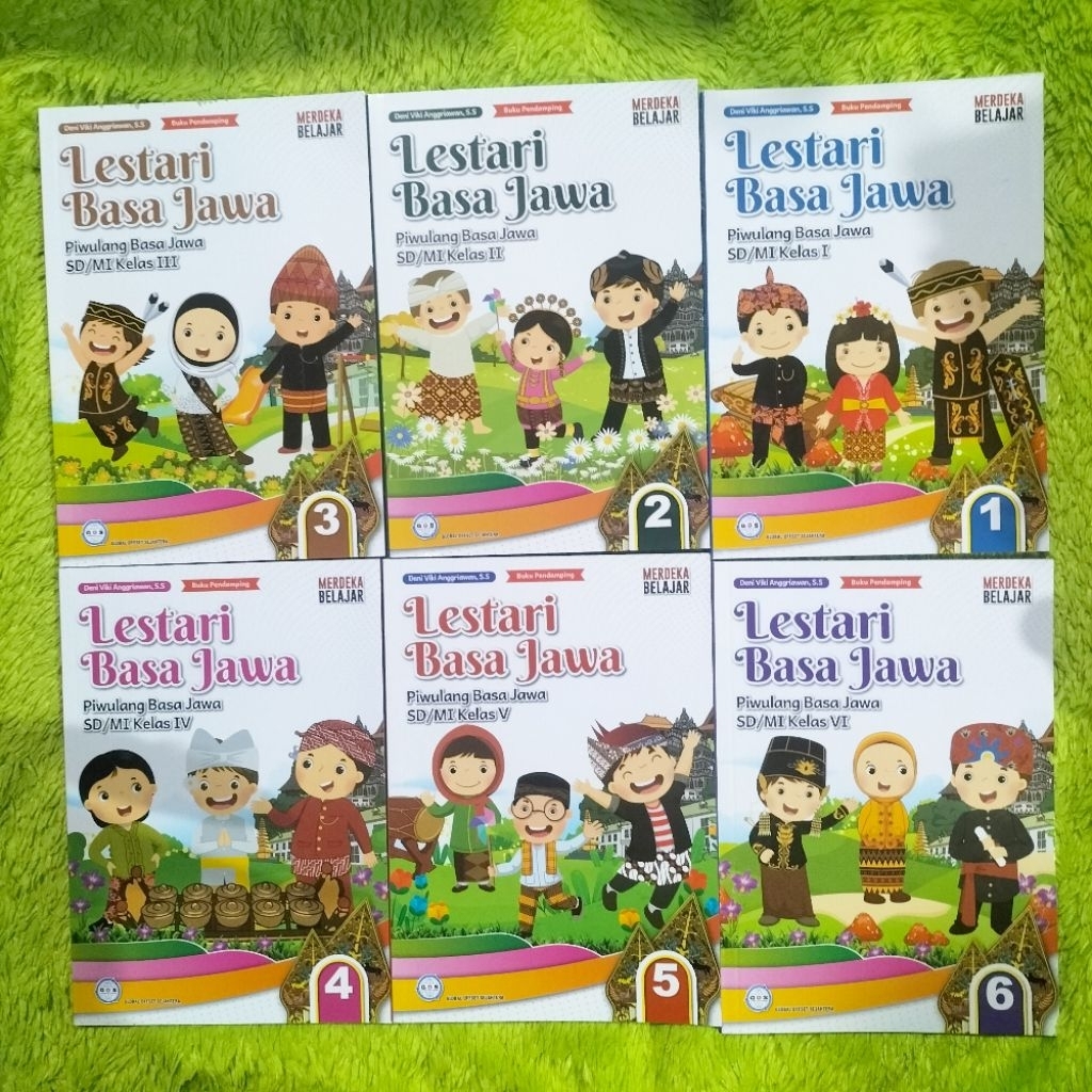 ORIGINAL BUKU LESTARI BASA JAWA PIWULANG KELAS 1 2 3 4 5 6 SD/MI MERDEKA BELAJAR