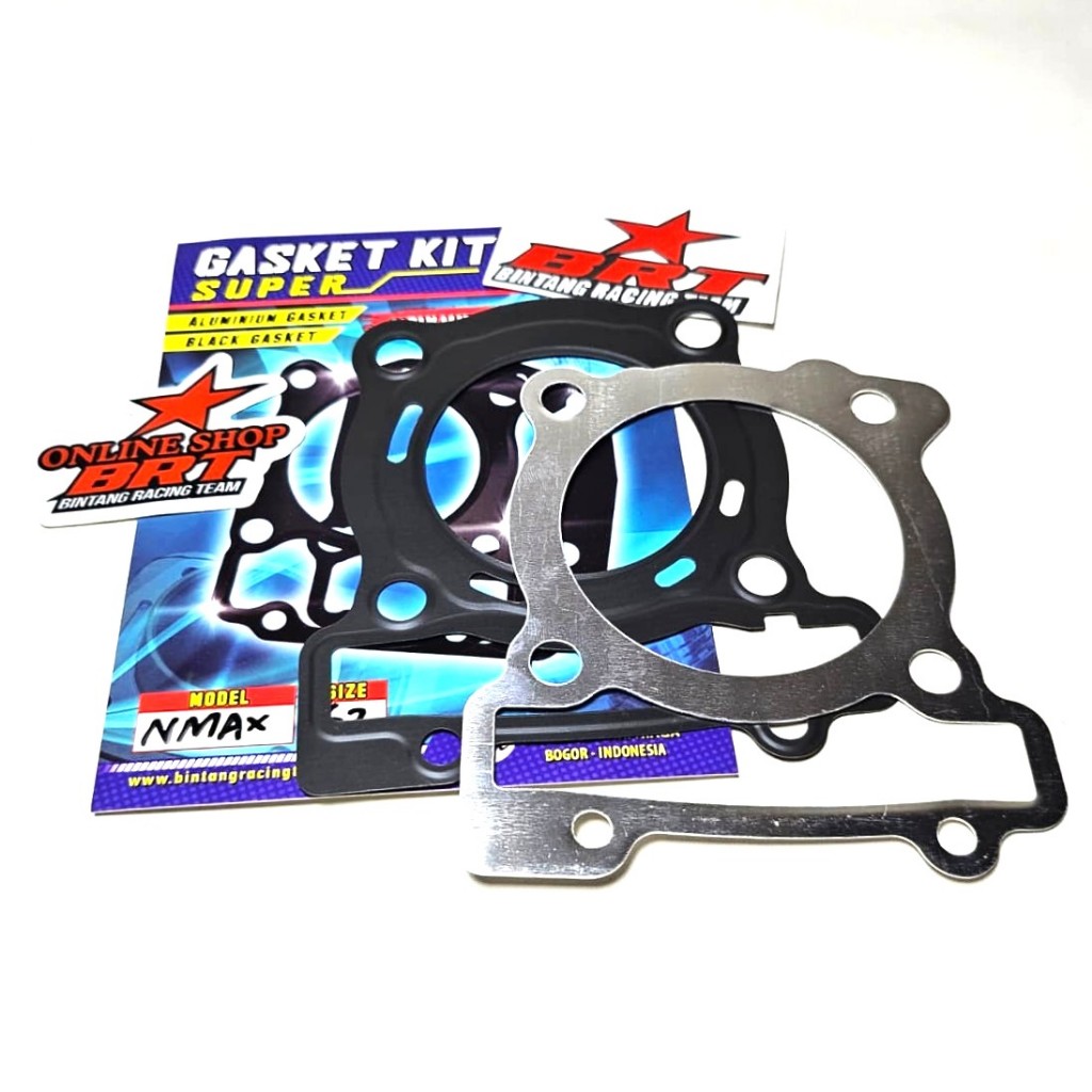 GASKET BRT PAKING BLOK HEAD NMAX AEROX LEXI 62 66 68 70 mm PACKING ATAS BAWAH BRT ALL NEW NMAX ALL N