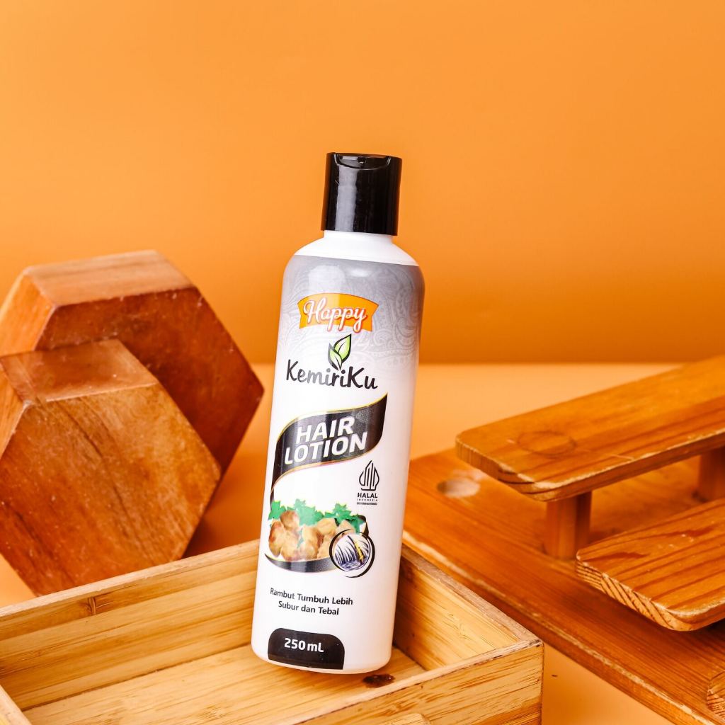 Happy Hair Lotion Kemiri 250ml - Hair Conditioner - Kemiriku Hair lotion
