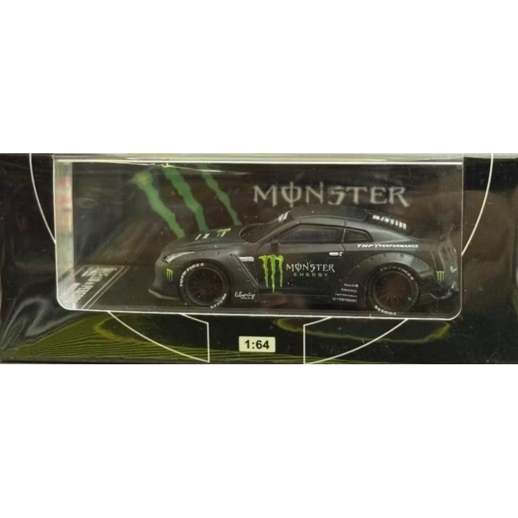 TIME MODEL LB PERFORMANCE NISSAN GT-R R35 MONSTER ENERGY BLACK