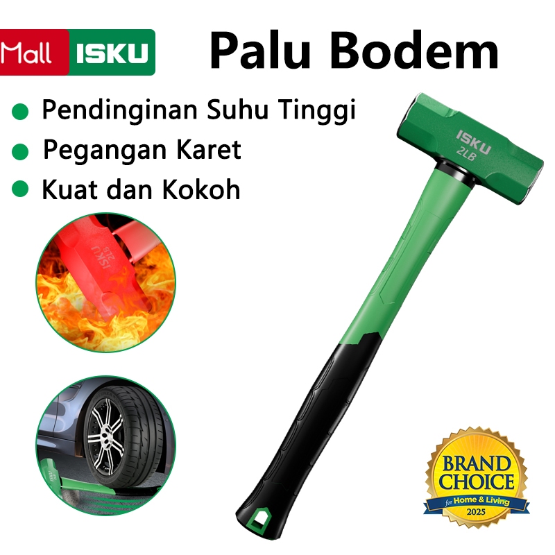 ISKU Palu Bodem 2LB Gagang Lapis Karet Palu Karet Palu Lantai Keramik 2LB