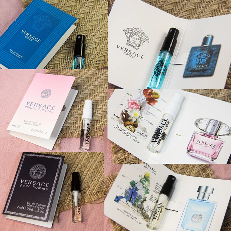 Sample Parfum - 2 ML VSC Eros / Bright Crystal / Pour Homme /  Wewangian Parfum Botol, Wewangian Par