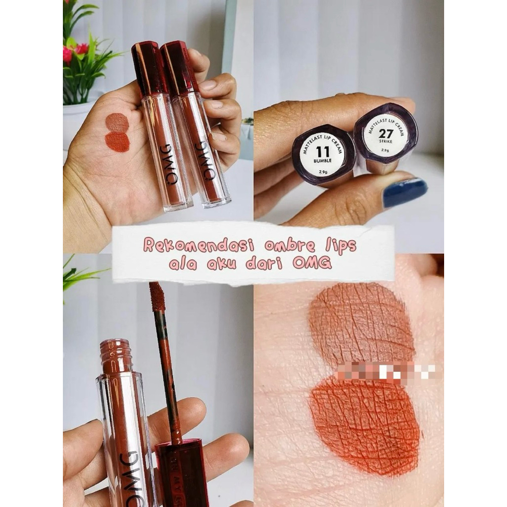 LIPSTICK OMG OMBRE 11 & 27