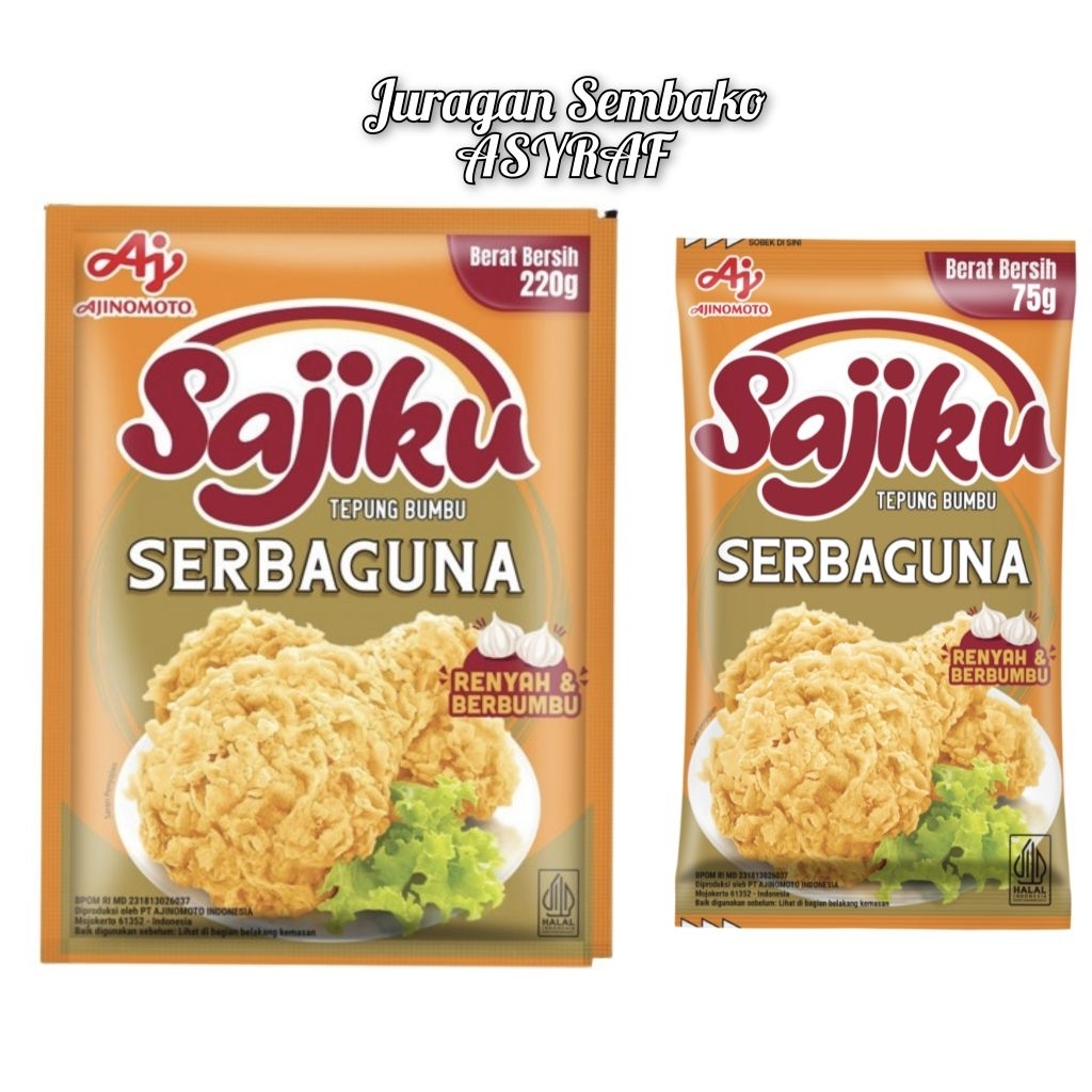 

TEPUNG BUMBU SAJIKU SERBAGUNA