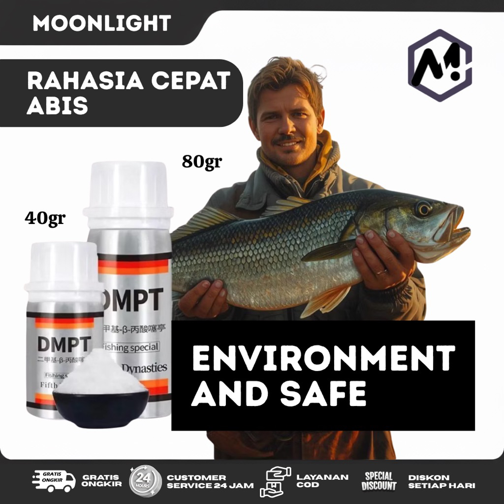 Original DMPT Stimulant Umpan Pancing Jitu Penarik Ikan Bubuk Mancing Essen Essence Super Adiktif Pe