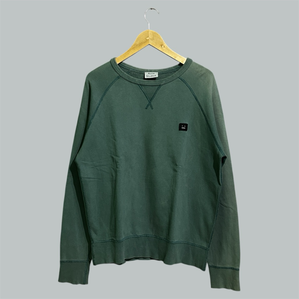 crewneck hijau AcneStudios