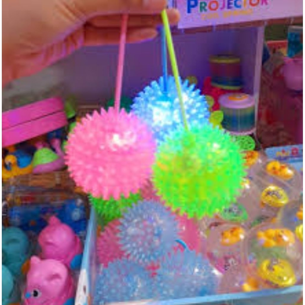 Mainan Bola Duri LED – Mainan Bola Nyala