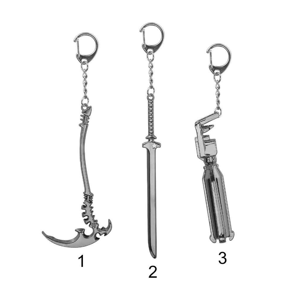 Gantungan 11 cm scythe black rock shooter