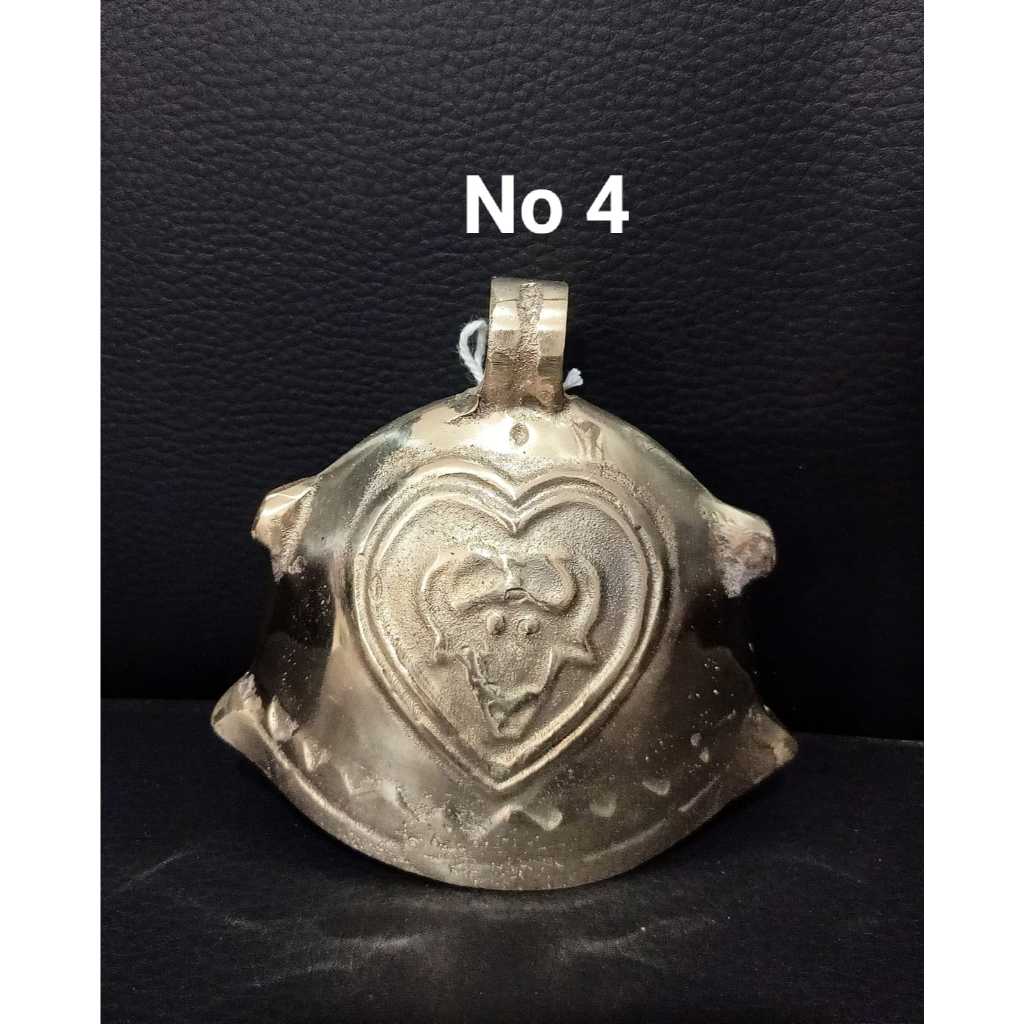 Kluntung Gentho Bandul Sapi Kerbau Klontongan Kuningan Gold Antik No.4