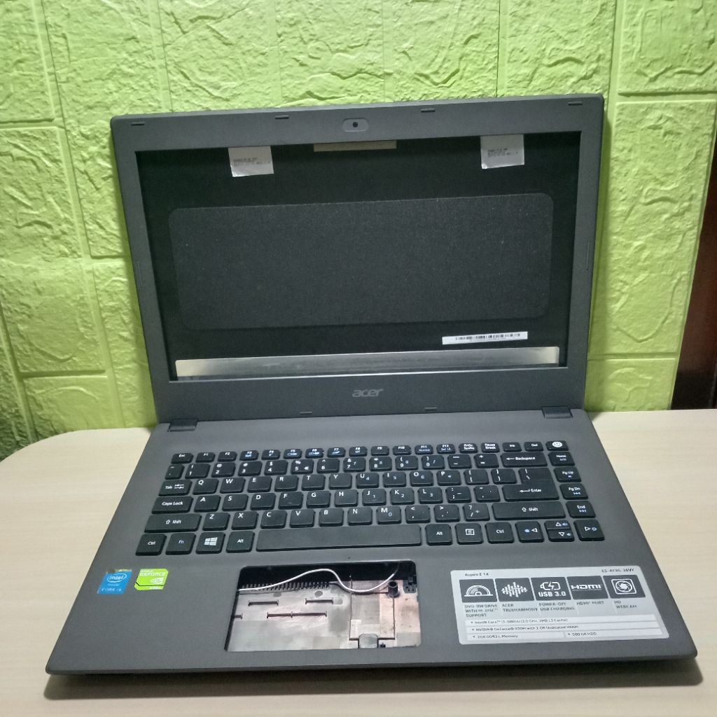 Kesing Case Casing Original Laptop Acer Aspire E5-473 E5-473G