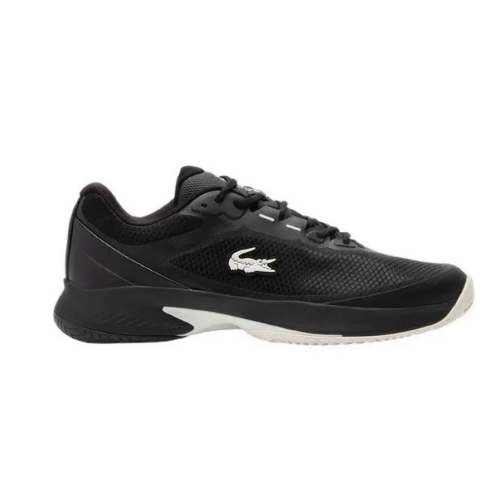 Sepatu Lacoste Pria Tenis Tech point Orginal Mens Black Hitam