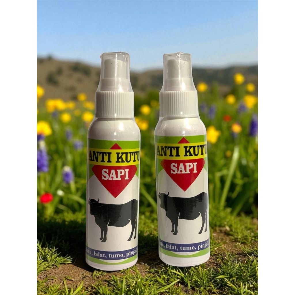 AntiKutu Sapi Spray 100ML - Pembasmi kutu pada ternak sapi ampuh