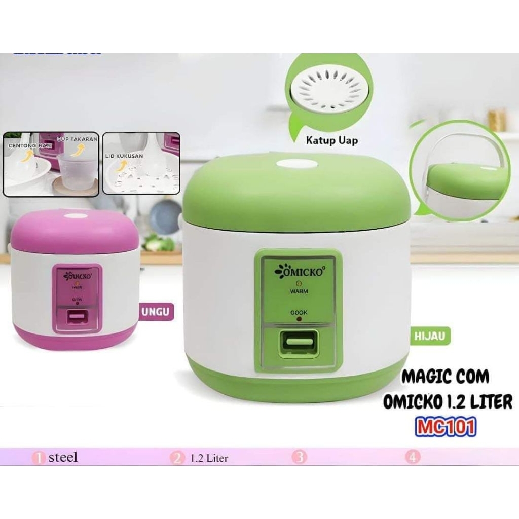 rice cooker 1,2 liter