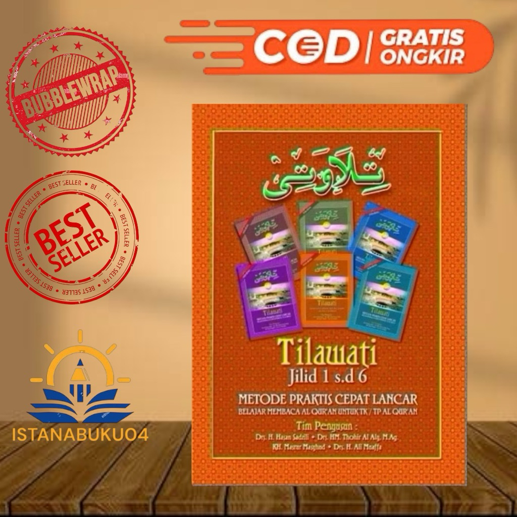 tilawati jilid 1-6 lengkap sovftcover