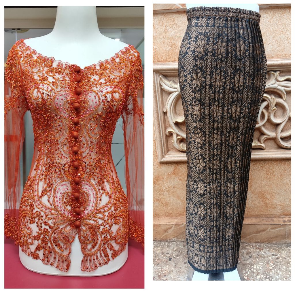 KEBAYA PAYET ALESYA/KEBAYA WISUDA/KEBAYA PAYET PANJANG
