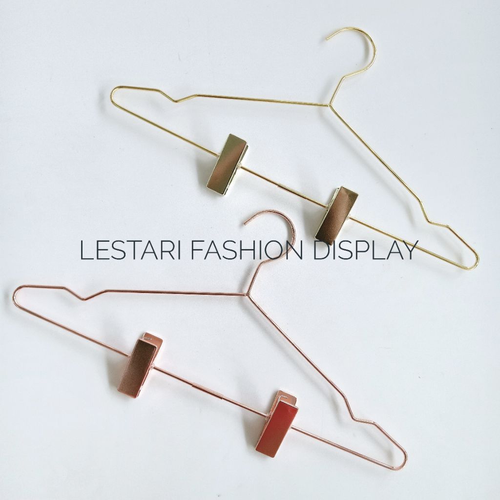 Hanger jepit / Hanger besi jepit / Hanger jepit gold / Hanger jepit rosegold