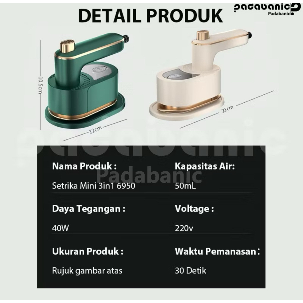 Pre-loved setrika mini portable padabanic