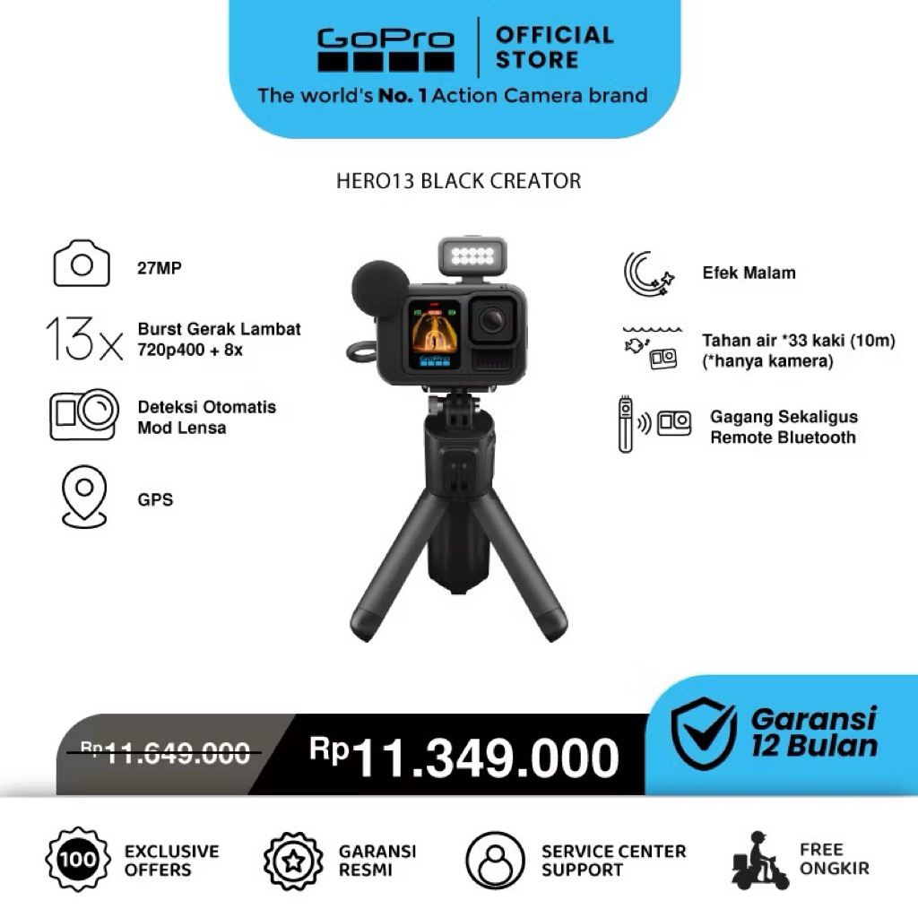 [PRODUK BEKAS REVIEW]GoPro HERO13 Black Creator Edition Action Camera