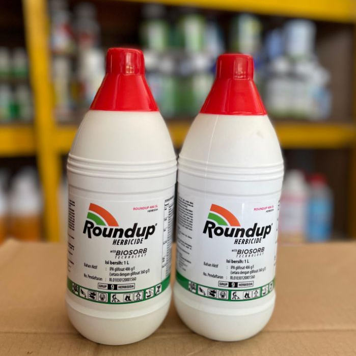 Roundup 1 Liter segel pabrik [Awas barang Tiruan, Jangan tergiur Harga murah]