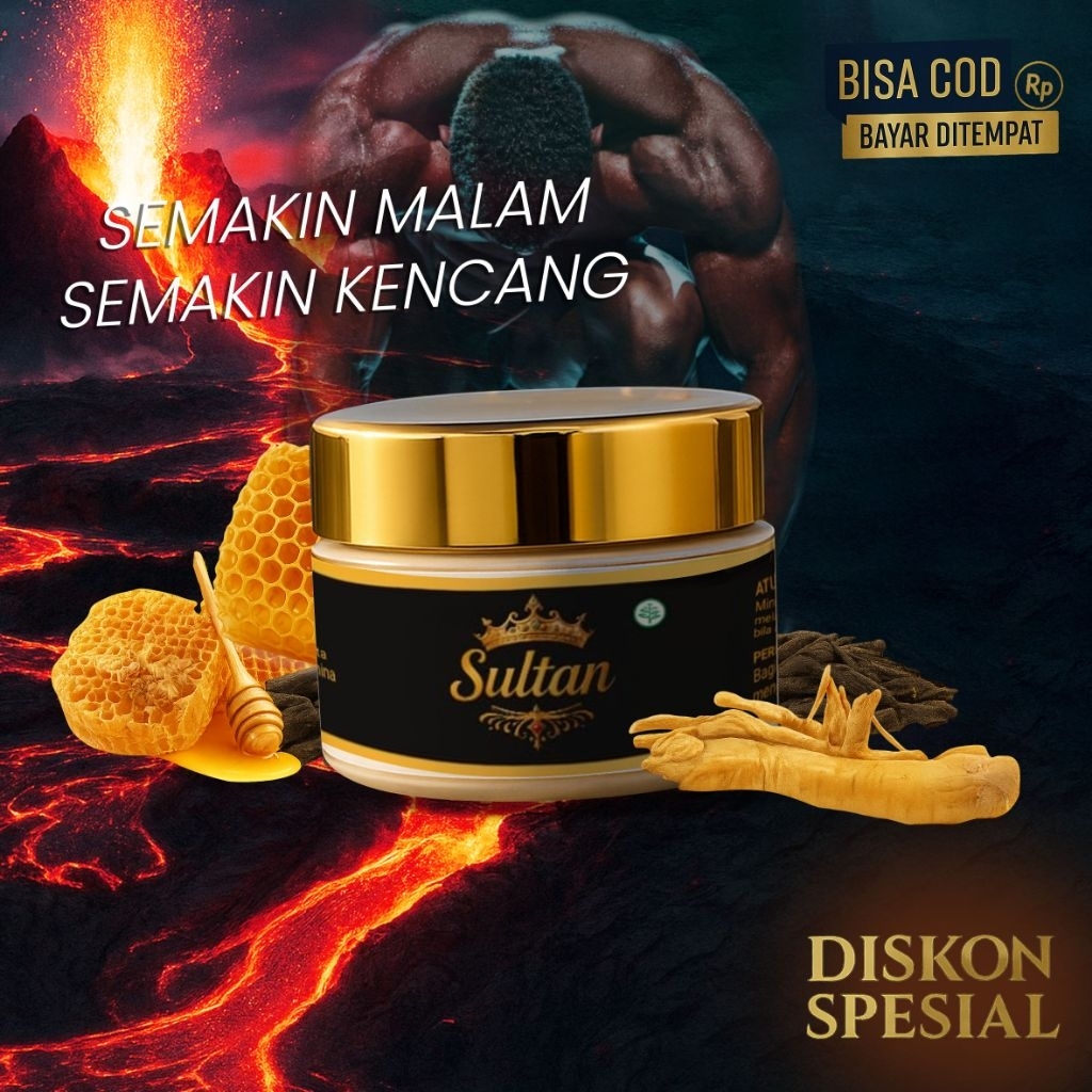 Kapsul SULTAN BLACK Original-Garansi Lebih Joss-Obat kuat pria tahan lama