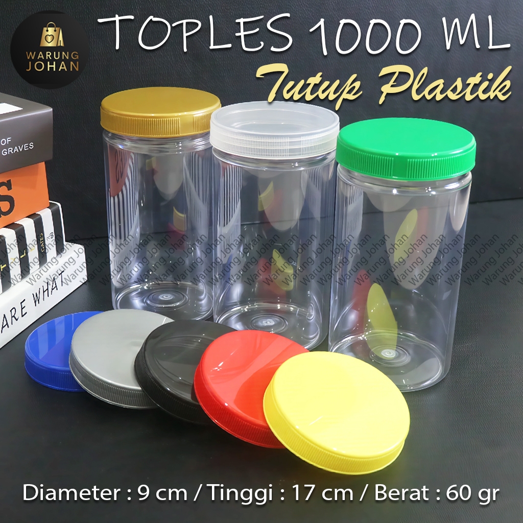TOPLES PLASTIK 1000ML / TOPLES 1000ML / TOPLES TABUNG 1000ML / TOPLES 1 LITER