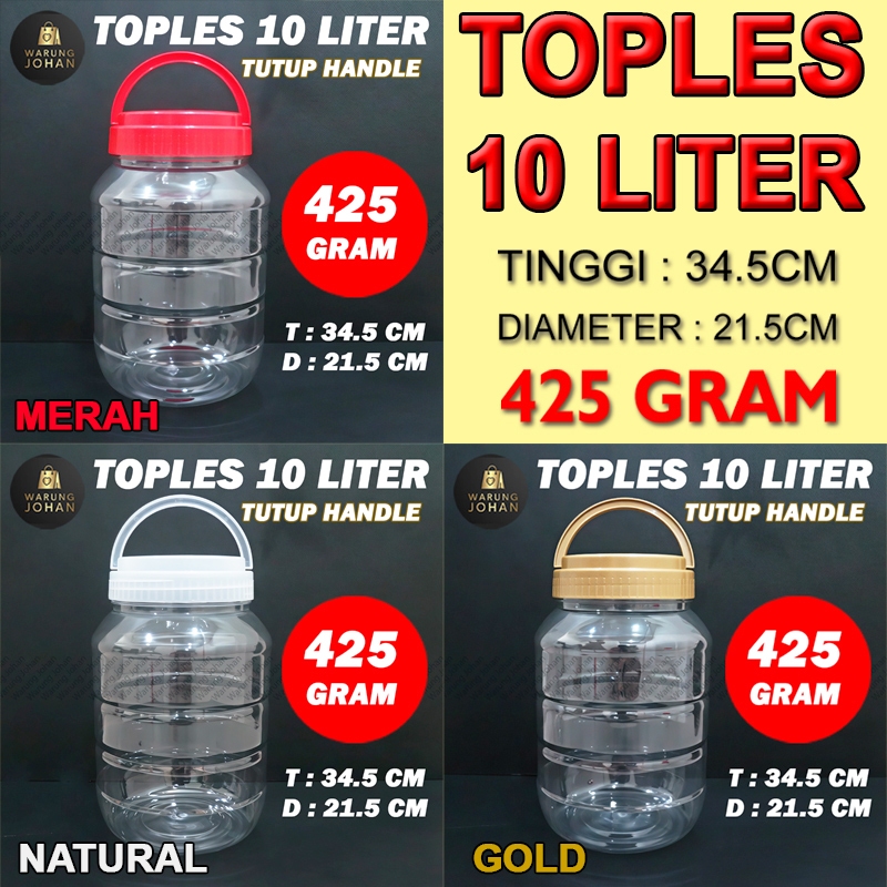 TOPLES 10 LITER TEBAL / TOPLES KERUPUK 10 LITER
