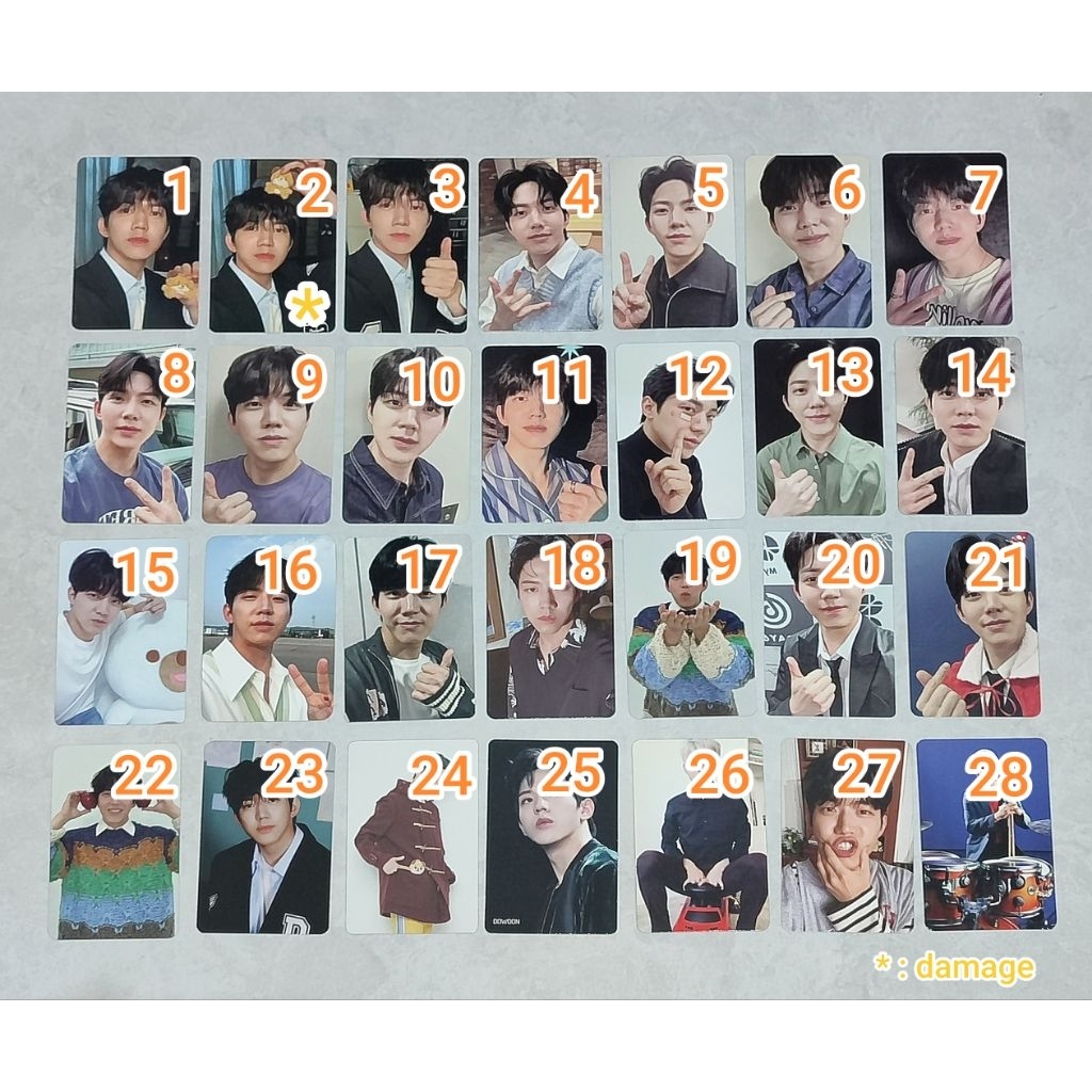 photocard official yoon dowoon doun day6 pc