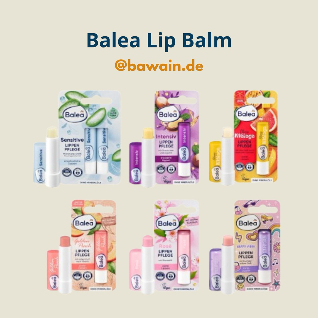 Balea Lip balm Varian Lengkap Original Jerman | Pelembab Bibir