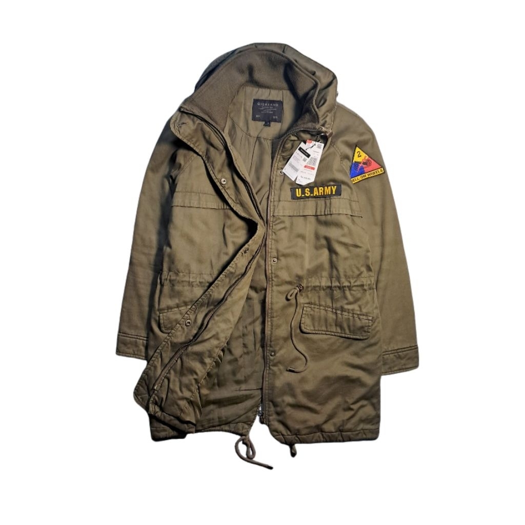 jacket military smock parka by Giordano Authentic