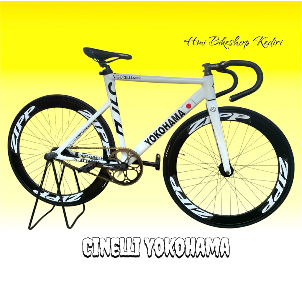 Sepeda Balap Yokohama Fixie Balap Siap Pakai
