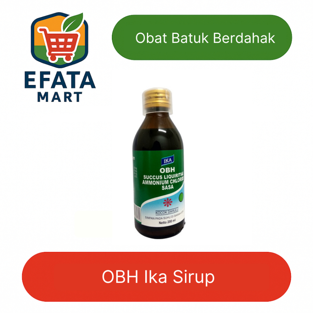 OBH IKA 100ml - Obat Batuk Hitam | Obat Batuk Berdahak