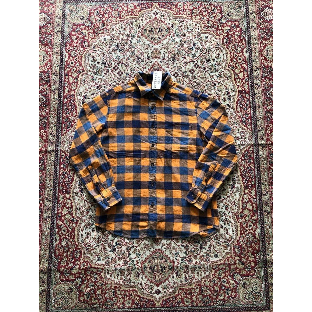 Kemeja Uniqlo flannel shirt Casual uniqlo work pants HG600