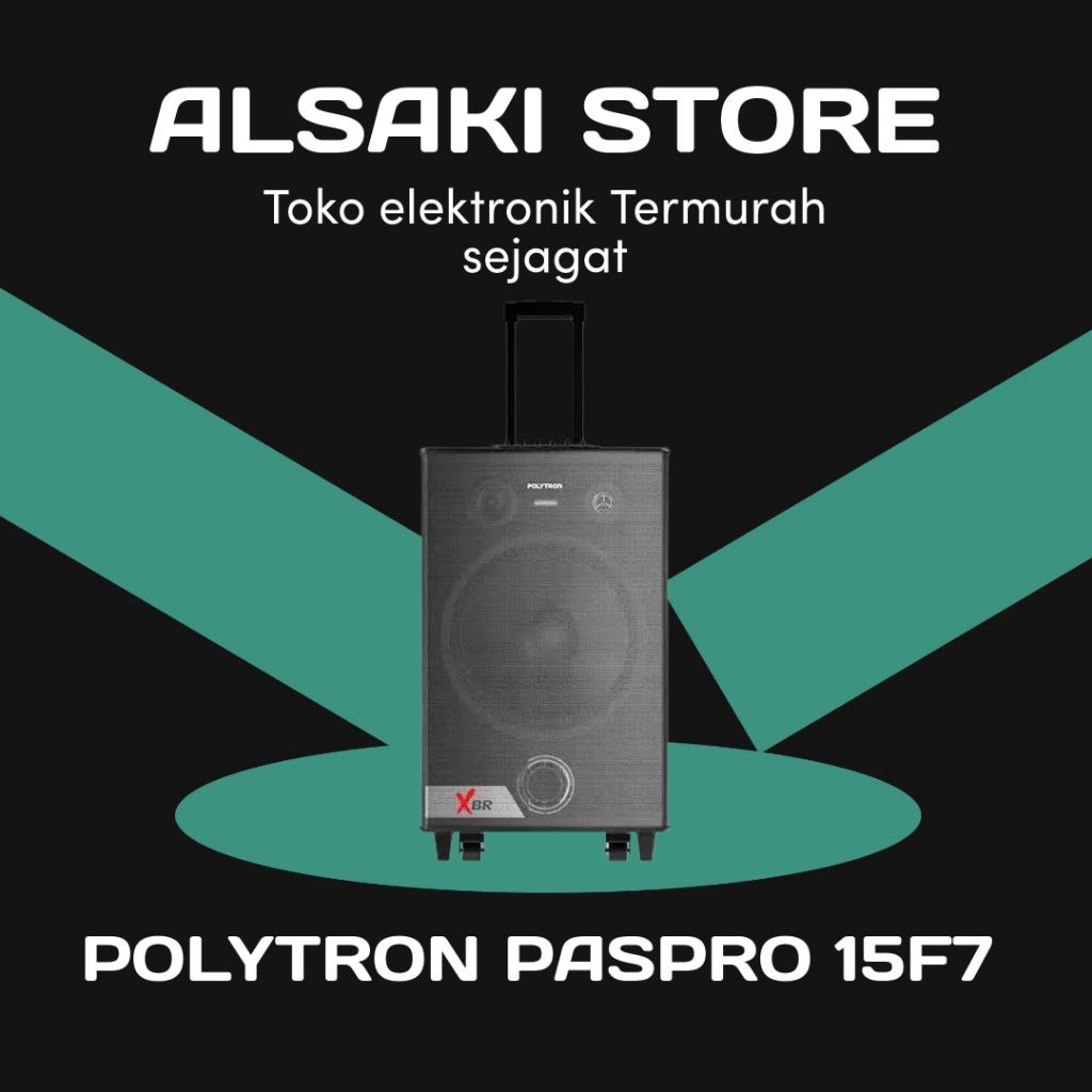 POLYTRON PASPRO 15F7 SPEAKER KARAOKE BLUETOOTH