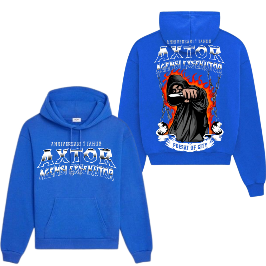 Promo Hoodie AXTOR Agensi Executor - Poesat Of City Bahan Cotton Fleece Tebal Murah Dan Halus Warna 