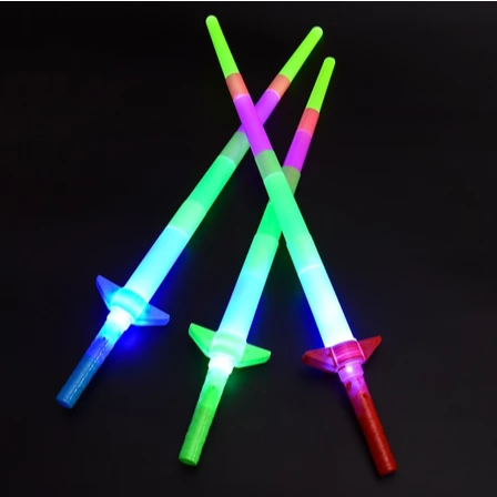 Mainan Anak Pedang Nyala Lampu LED Stick Naruto Lightsaber Panjang Pendek Star Wars Sword COD