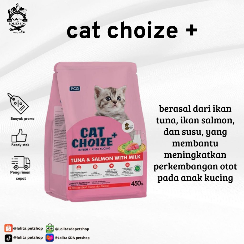 cat choize plus kitten tuna salmon with milk