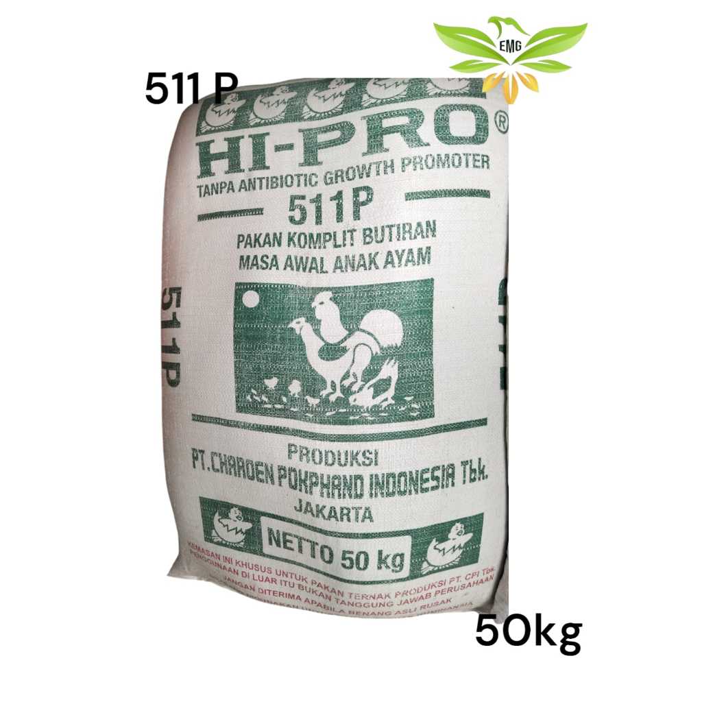 511 P 50kg Pakan Pur ayam dan unggas Pakan komplit