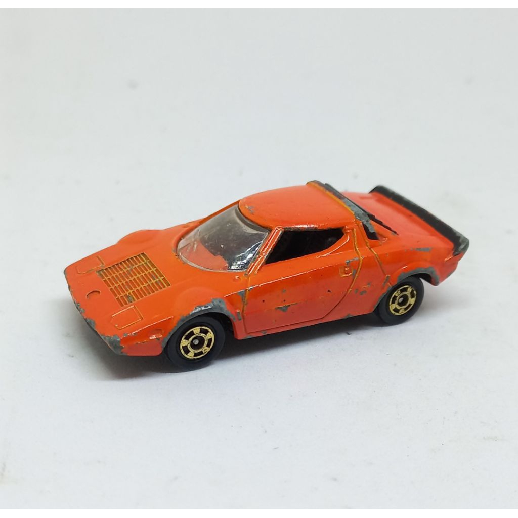 tomica foreign lancia stratos hf no.f27 made in japan loose diecast (t)