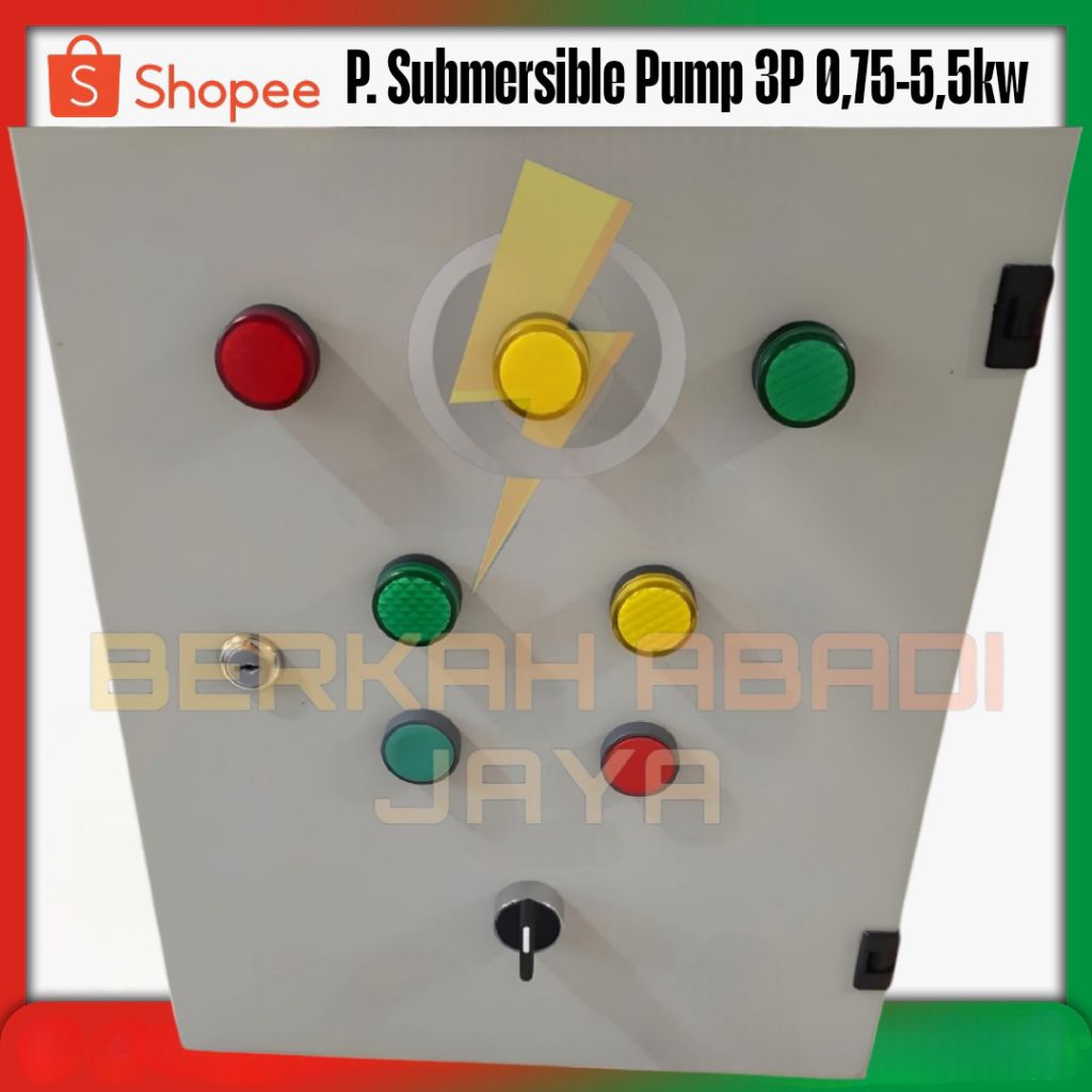 Panel pompa submersible 3phase 0,75kw sampai 5,5kw