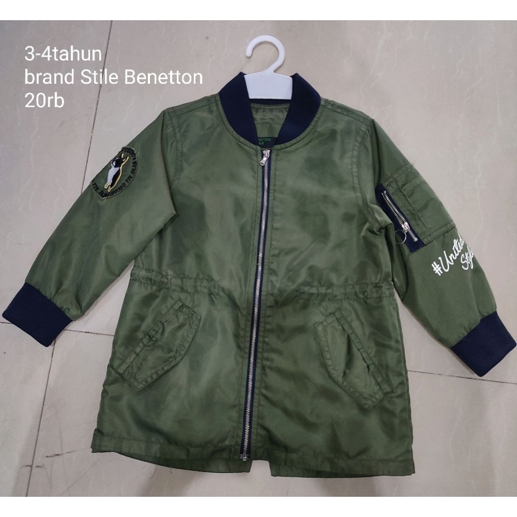 jaket army Stile Benetton
